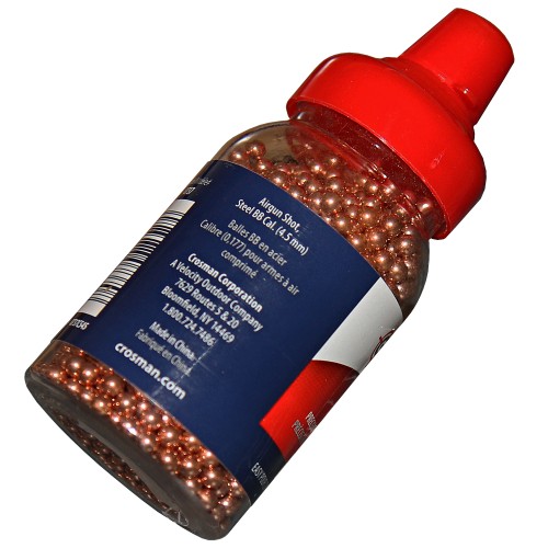 Preview: Crosman Copperhead 1500 BBs Stahlkugeln Rundkugeln Kaliber 4,5 mm